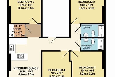 4 bed flat, Bedford terrace, North hill, Plymouth, PL48EY - Image 2